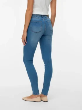 Vmtanya Mid Rise Skinny Fit Jeans