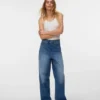 Vmtaylor Mid Waist Wide Leg Fit Jeans