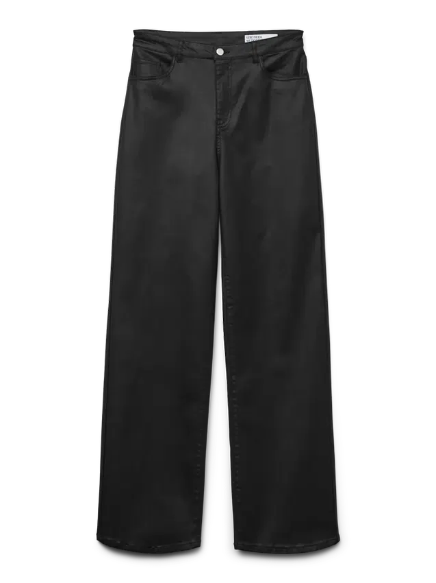 Vmtessa High Rise Coated Trousers Vmtessa High Rise Coated Trousers