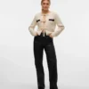 Vmtessa High Rise Coated Trousers Vmtessa High Rise Coated Trousers