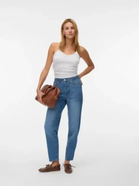 Vmtessa High Rise Mom Fit Jeans