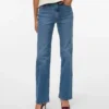 Vmtessa High Rise Straight Fit Jeans