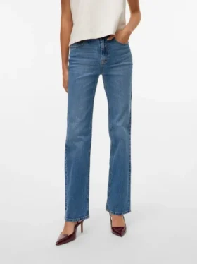 Vmtessa High Rise Straight Fit Jeans