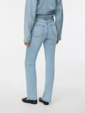 Vmtessa High Rise Straight Fit Jeans