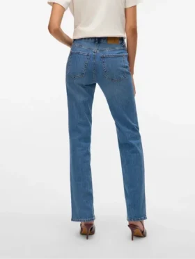 Vmtessa High Rise Straight Fit Jeans