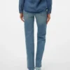 Vmtessa High Rise Straight Fit Jeans
