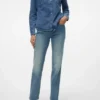 Vmtessa High Rise Straight Fit Jeans