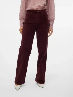Vmtessa High Rise Wide Fit Corduroy Jeans