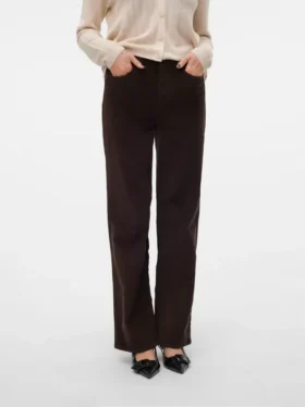 Vmtessa High Rise Wide Fit Corduroy Jeans