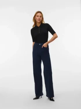 Vmtessa High Rise Wide Fit Corduroy Jeans