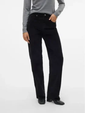 Vmtessa High Rise Wide Fit Corduroy Jeans