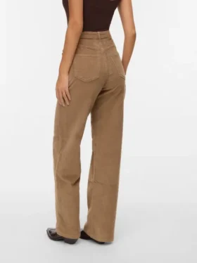 Vmtessa High Rise Wide Fit Corduroy Jeans