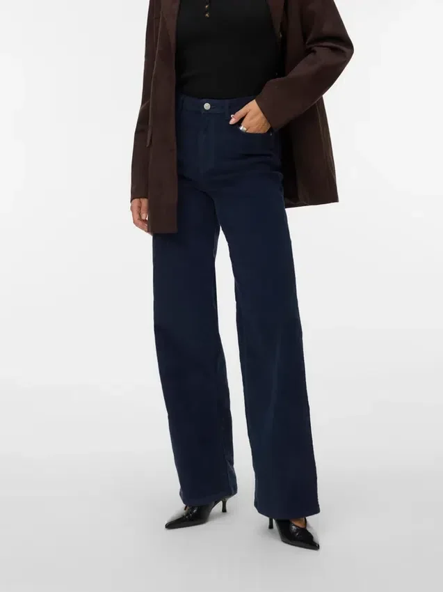 Vmtessa High Rise Wide Fit Corduroy Jeans Vmtessa High Rise Wide Fit Corduroy Jeans