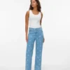 Vmtessa High Rise Wide Fit – Cropped Jeans