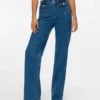 Vmtessa High Rise Wide Fit – Cropped Jeans