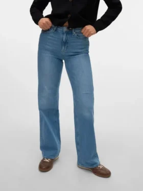 Vmtessa High Rise Wide Fit Jeans