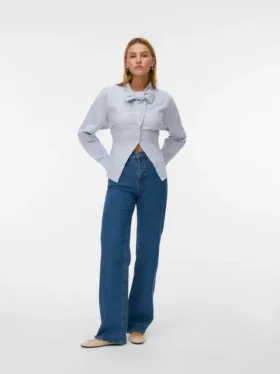 Vmtessa High Rise Wide Fit Jeans