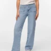 Vmtessa High Rise Wide Leg Fit Jeans