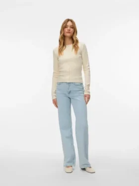 Vmtessa High Rise Wide Leg Fit Jeans