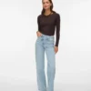 Vmtessa High Rise Wide Leg Fit Jeans
