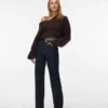 Vmtessa High Rise Wide Leg Fit Jeans