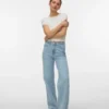 Vmtessa High Rise Wide Leg Fit Jeans