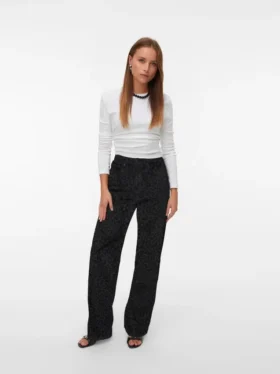 Vmtessa High Rise Wide Leg Fit Jeans