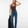Vmtessa High Rise Wide Leg Fit Jeans