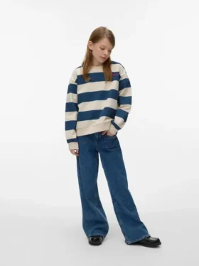 Vmtessa High Rise Wide Leg Fit Jeans