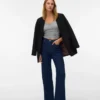 Vmtessa High Rise Wide Leg Fit Jeans