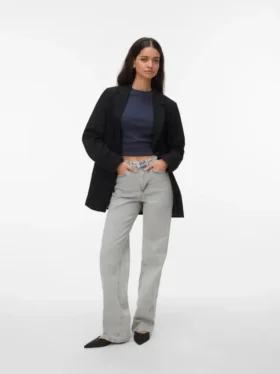 Vmtessa High Rise Wide Leg Fit Jeans