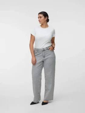 Vmtessa High Rise Wide Leg Fit Jeans