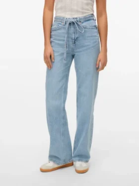 Vmtessa High Rise Wide Leg Fit Jeans