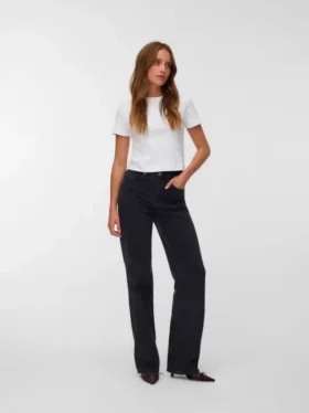 Vmtessa High Rise Wide Leg Fit Jeans