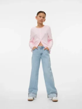 Vmtessa High Rise Wide Leg Fit Jeans