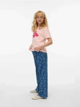 Vmtessa High Rise Wide Leg Fit Jeans