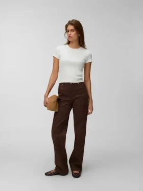 Vmtessa High Rise Wide Leg Fit Jeans