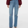 Vmtessa High Rise Wide Leg Fit Jeans