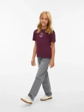 Vmtessa High Rise Wide Leg Fit Jeans