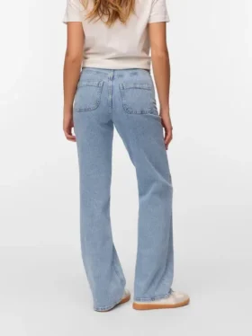Vmtessa High Rise Wide Leg Fit Jeans
