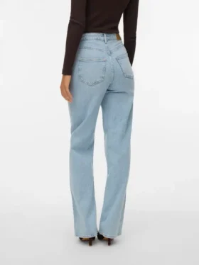 Vmtessa High Rise Wide Leg Fit Jeans