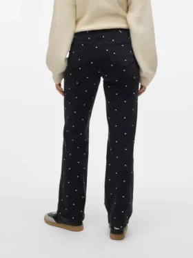 Vmtessa High Rise Wide Leg Fit Jeans