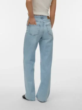 Vmtessa High Rise Wide Leg Fit Jeans
