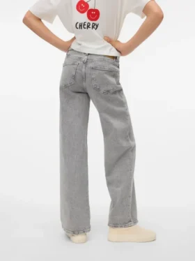 Vmtessa High Rise Wide Leg Fit Jeans