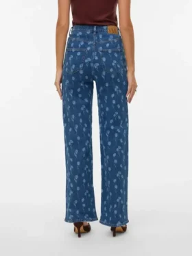 Vmtessa High Rise Wide Leg Fit Jeans