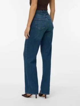 Vmtessa High Rise Wide Leg Fit Jeans