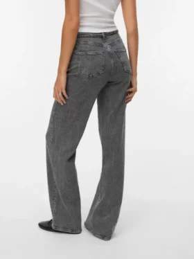 Vmtessa High Rise Wide Leg Fit Jeans