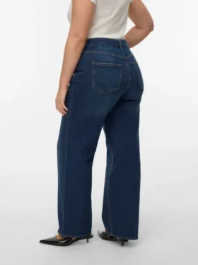 Vmtessa High Rise Wide Leg Fit Jeans