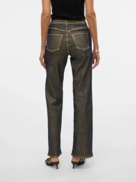 Vmtessa High Rise Wide Leg Fit Jeans