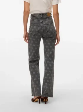 Vmtessa High Rise Wide Leg Fit Jeans